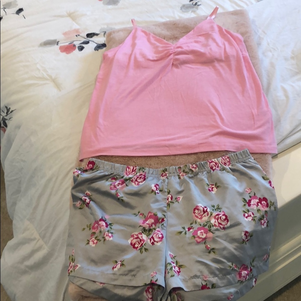 Cami tank and short pajama set